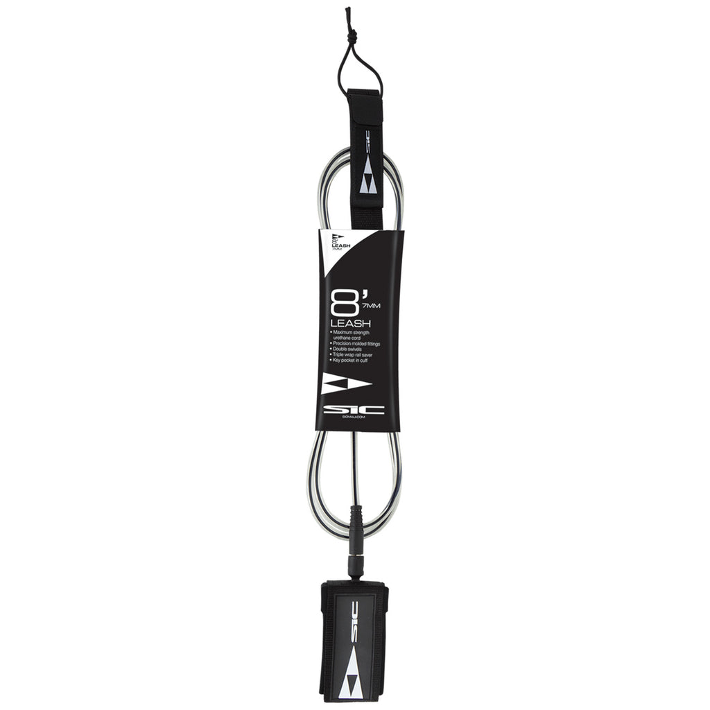 Surf leash 8' black