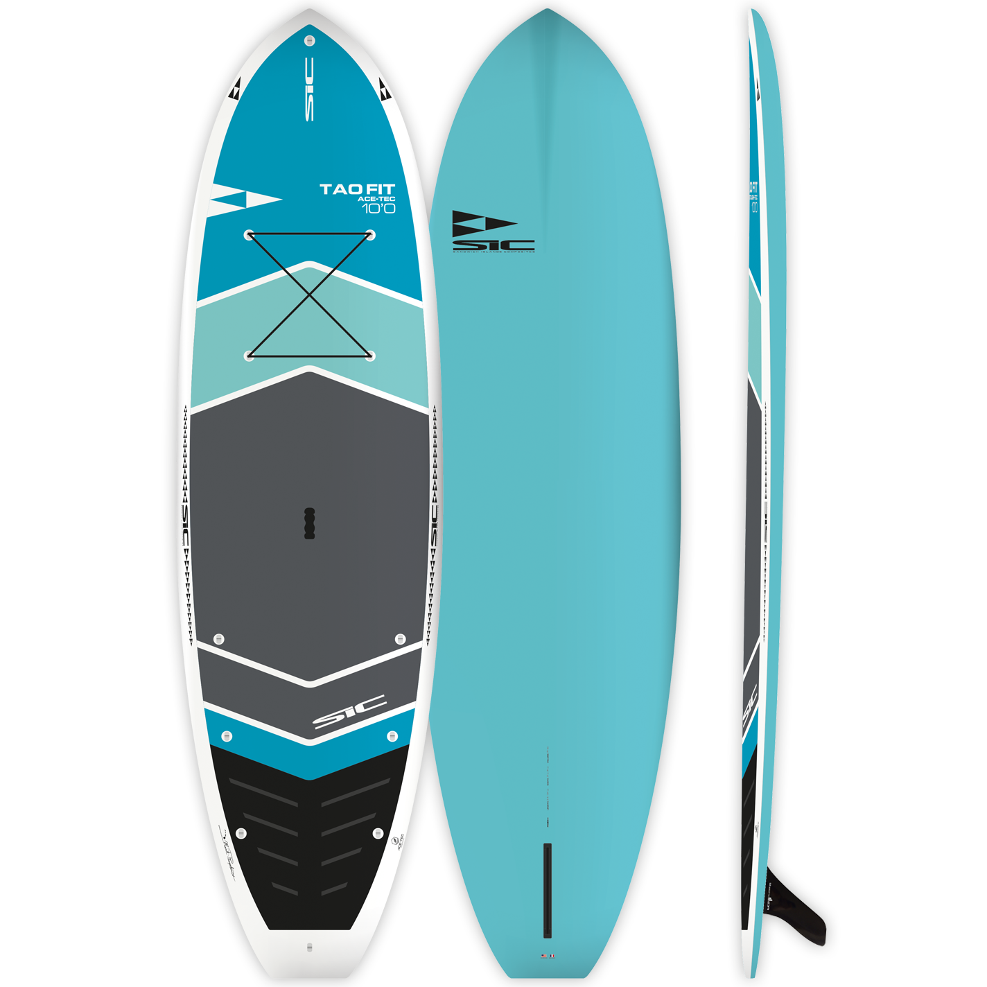 SIC Maui Blue and gray paddleboard 