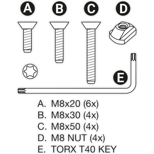 Flite Screw Set