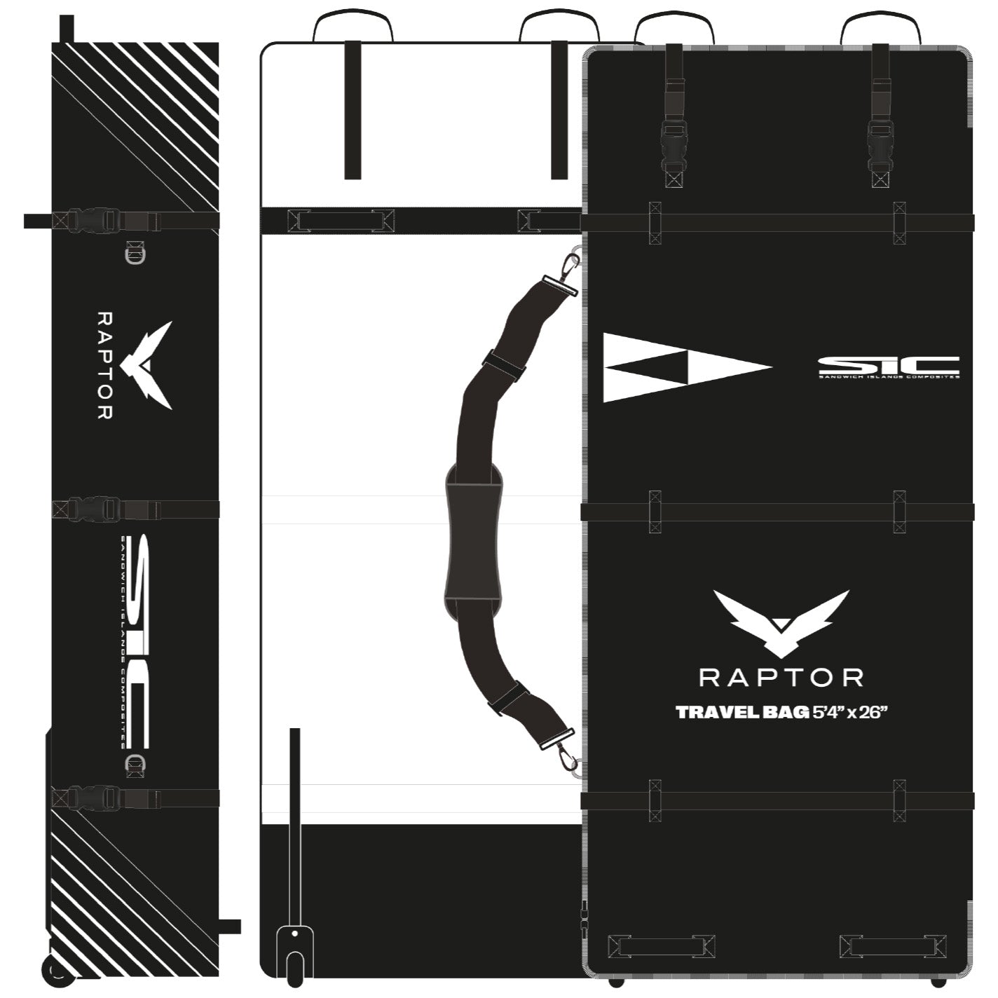 Foil Travel Bag - 5'4'' x 26.0''